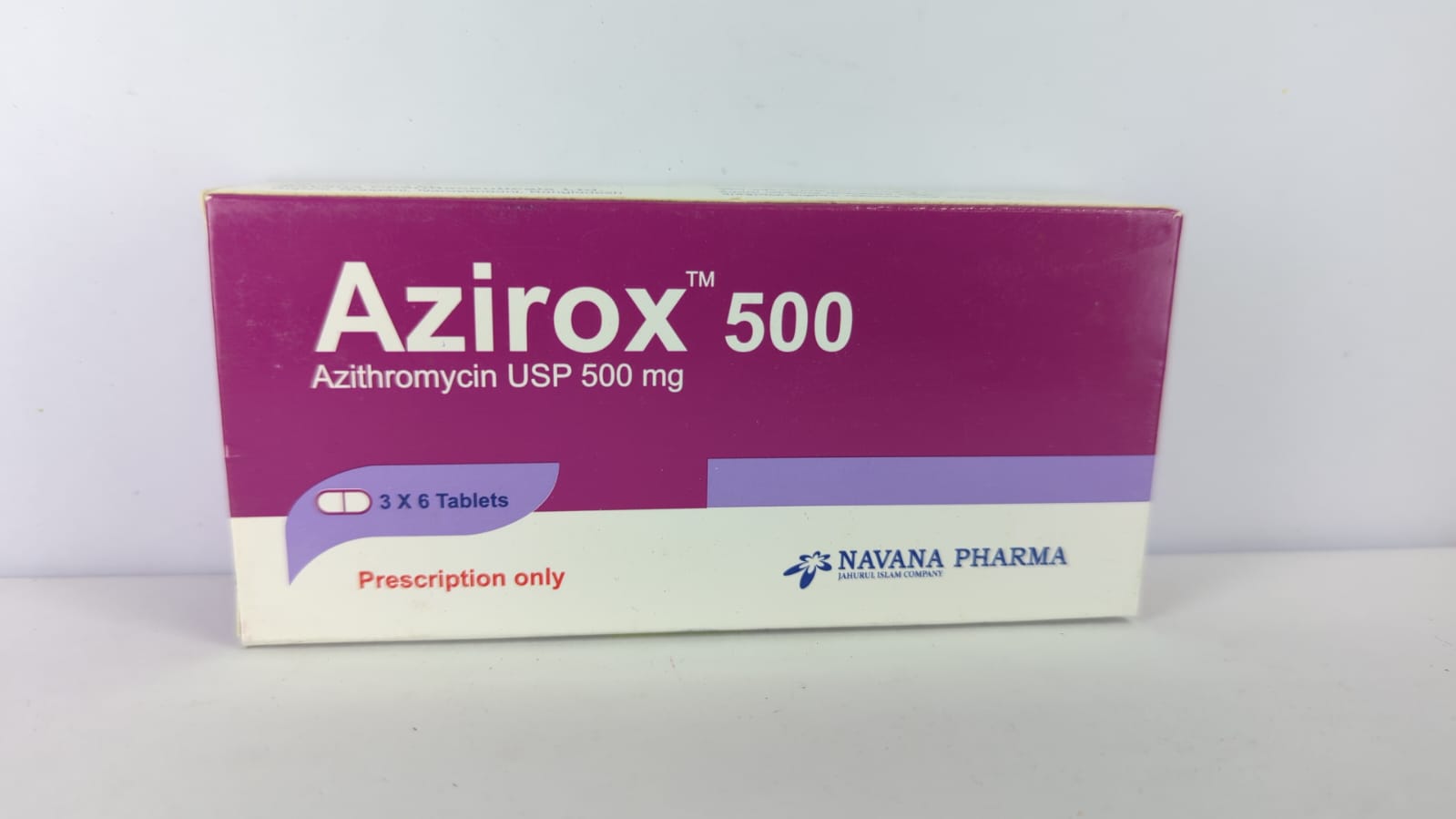 Tablet  Azirox 500mg (18 Pcs)